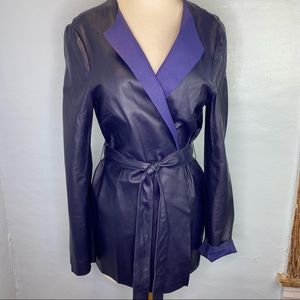 ***Vittadini Leather Jacket***L